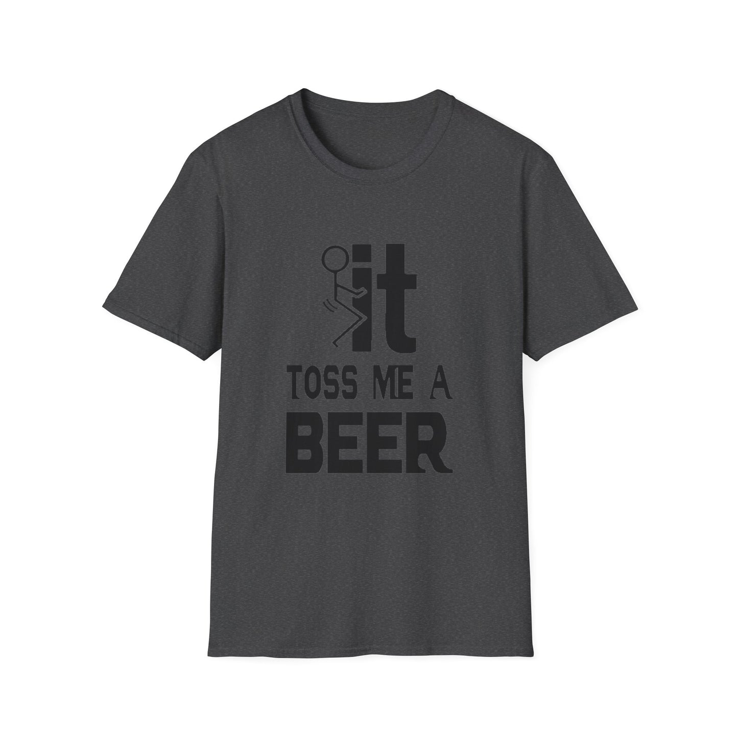 Funny 'Toss Me a Beer' T-Shirt – Beer Toss Party Tee