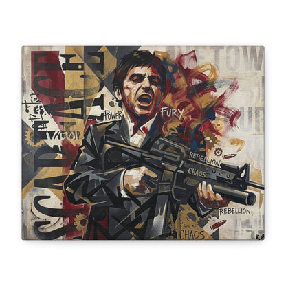 Tony's War Canvas Wall Art Print