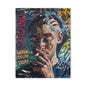 Urban Portrait Matte Canvas Print — 'Waiting Delay' Contemporary Street Art