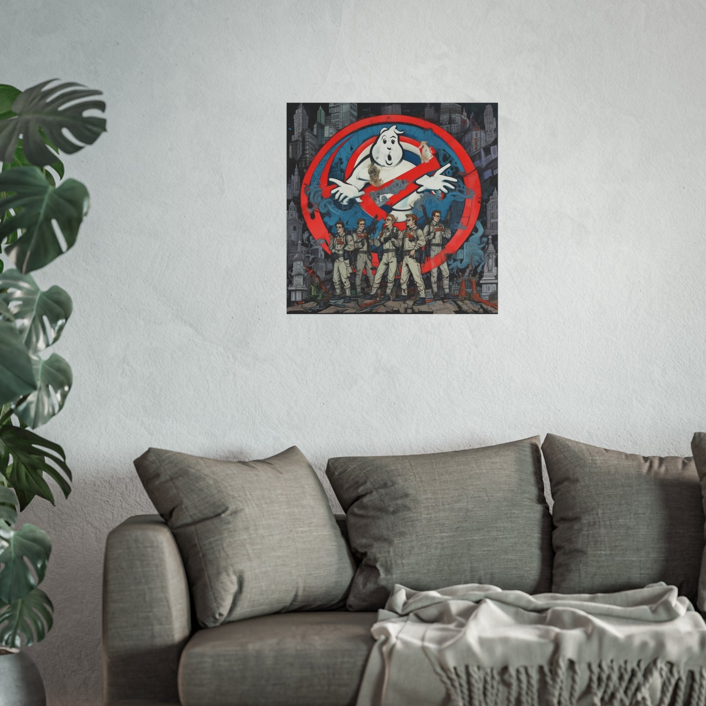 Ghostbusters Vintage Fine Art Poster Print