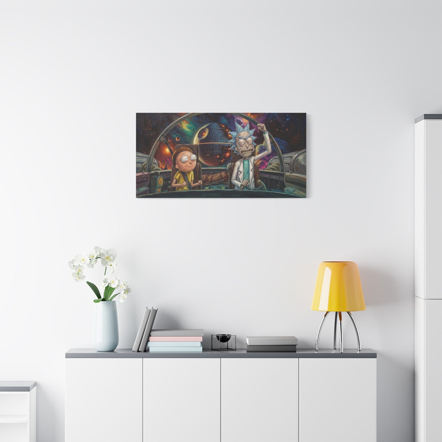 Ricks World 2 Abstract Canvas Wall Art — Matte Stretched 1.25"