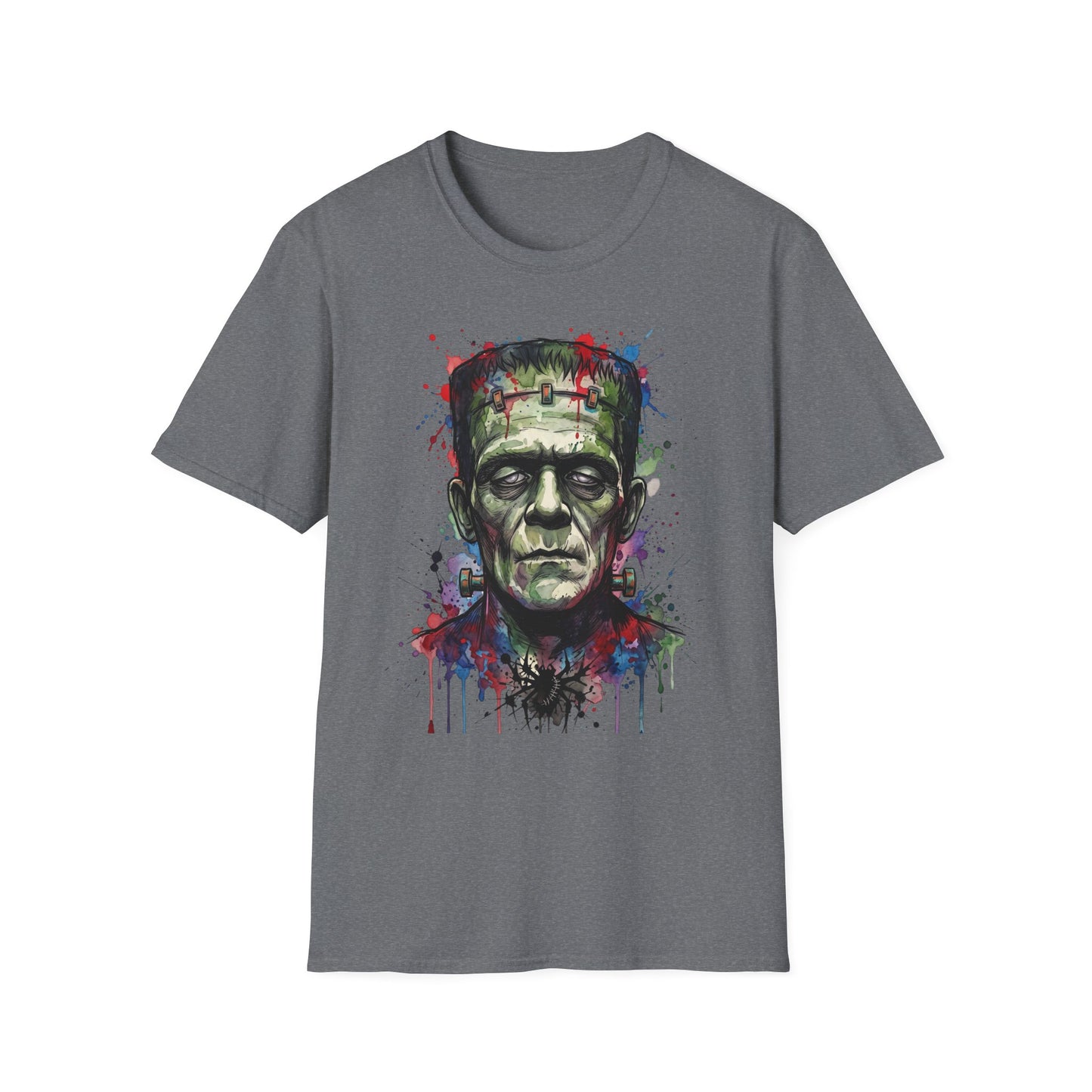 Frankenstein Watercolor Portrait T-Shirt