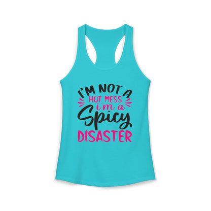 Women's Ideal "Hot Mess" Racerback Tank