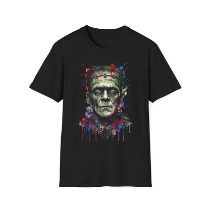 Frankenstein Watercolor Portrait T-Shirt