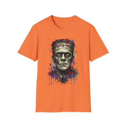 Frankenstein Watercolor Portrait T-Shirt