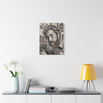 Post Portrait Matte Canvas Wall Art, Stretched 1.25"
