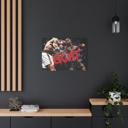 G.O.A.T. Boxer Canvas Wall Art Print