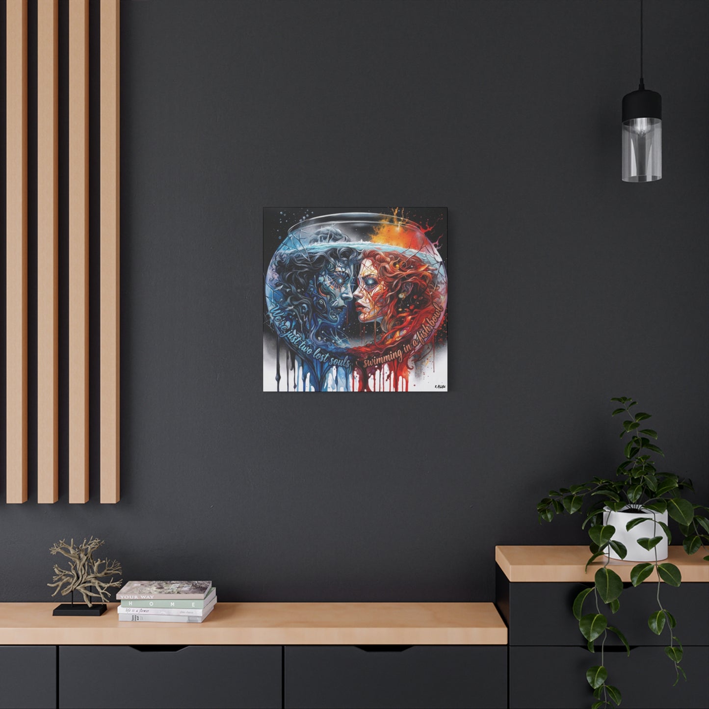 Two Lost Souls Canvas Art — Matte Stretched Canvas Print