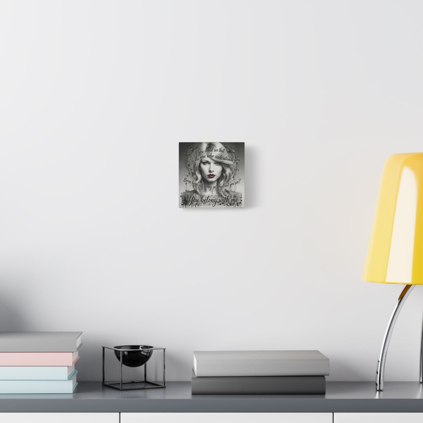 Swift Inspired "You Belong With Me" — Matte Stretched Canvas Wall Art