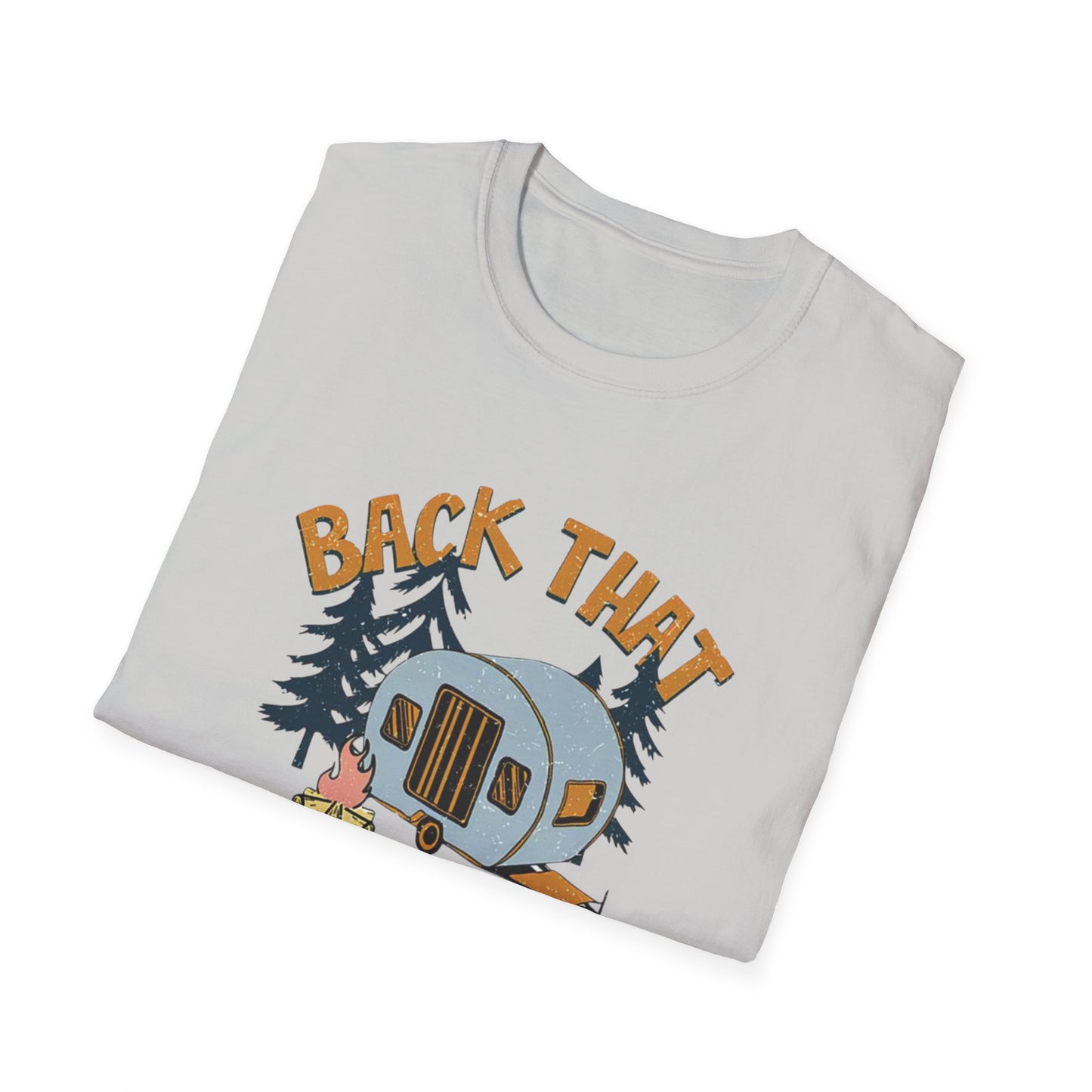 RV Camping T-Shirt — "Back That Thing Up" Retro Camper Graphic Tee