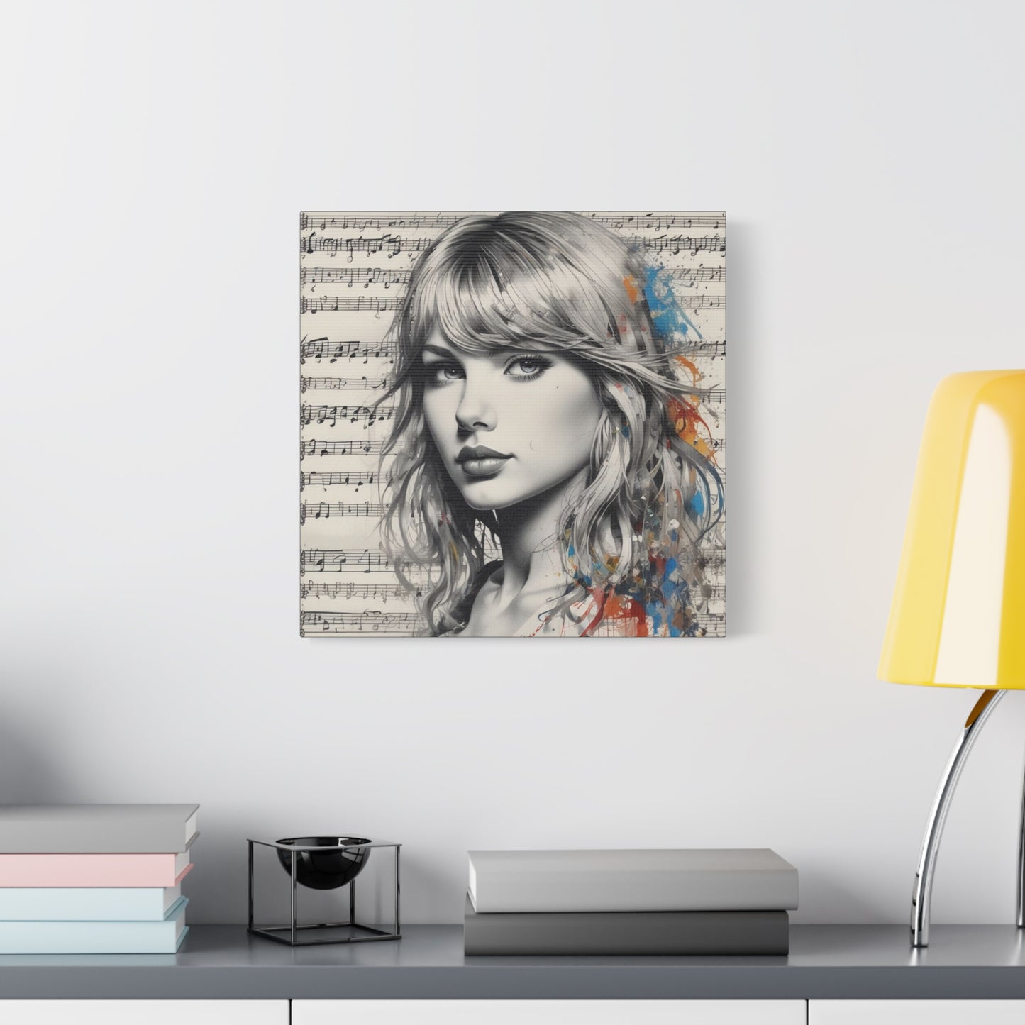 Swift Inspired - Portrait Music Canvas