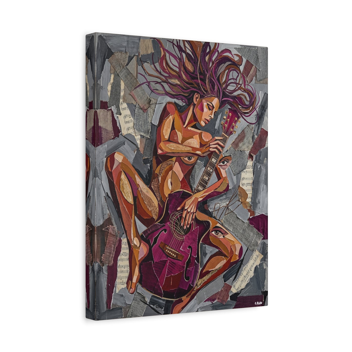 Lady Rock Canvas Art — Matte Stretched Canvas Print