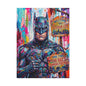Colorful Gotham City Canvas Art - 'Welcome to Gotham City' Stretched Matte Print