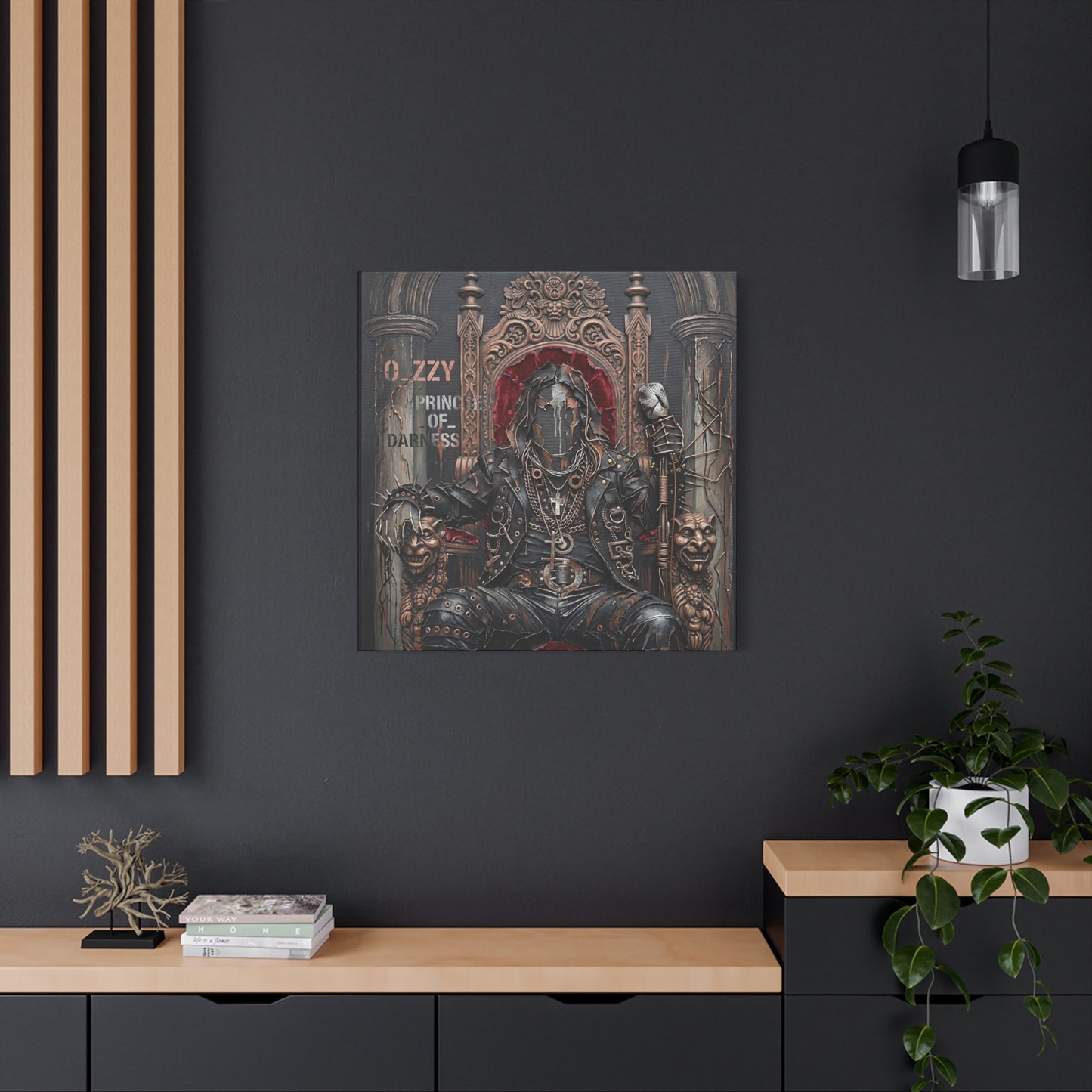 Prince Of Darkness Canvas Art — Matte Stretched Canvas Print