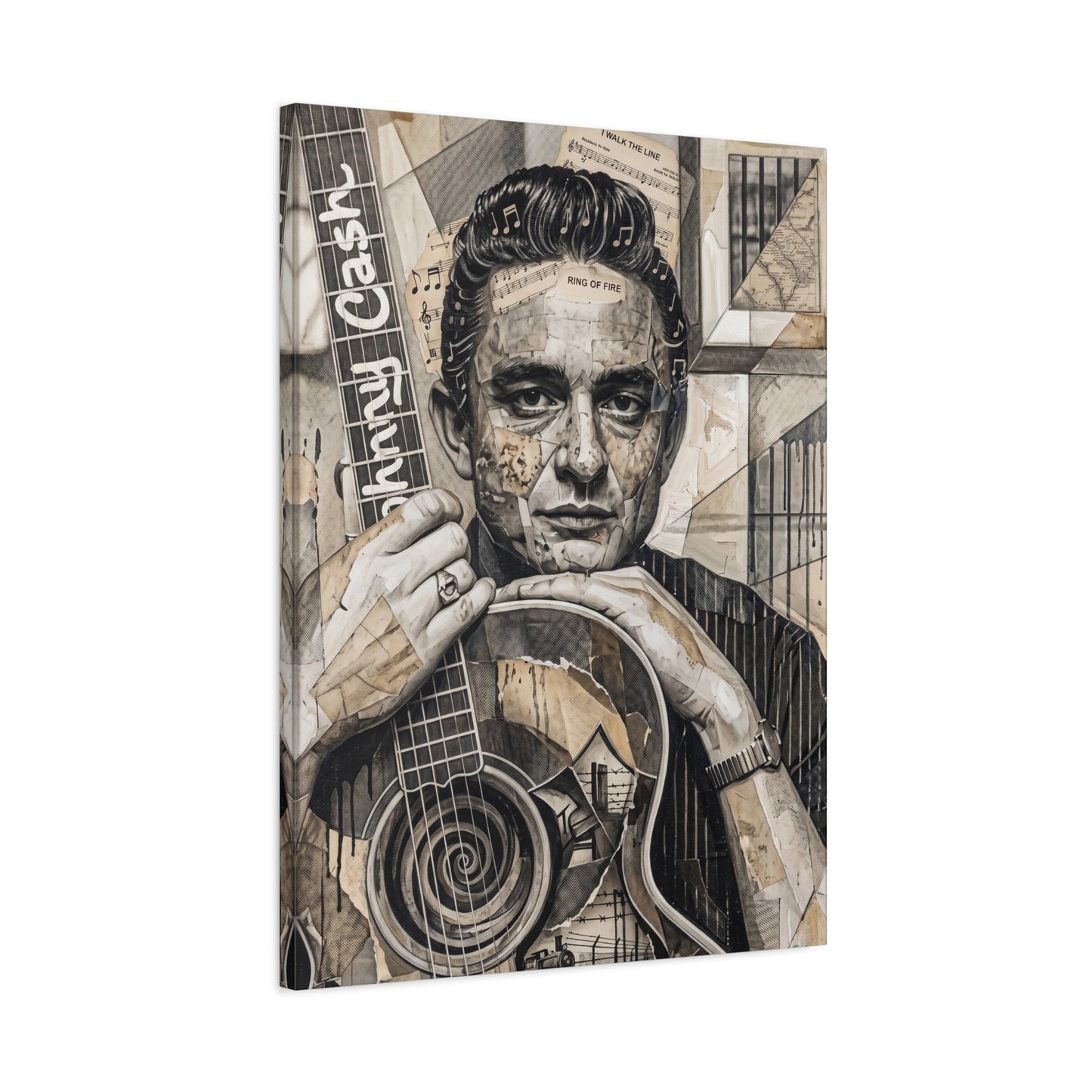 Jerry Portrait Matte Canvas Wall Art, Stretched 1.25"