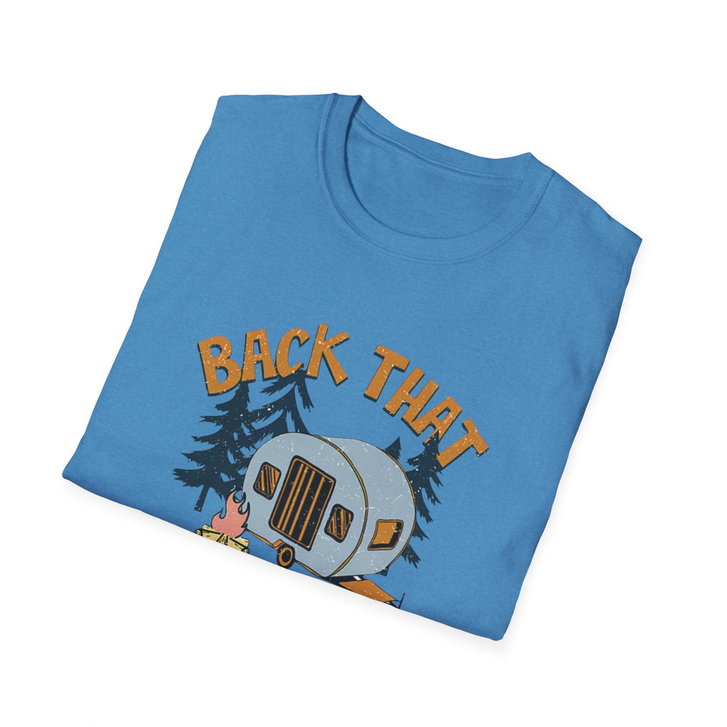 RV Camping T-Shirt — "Back That Thing Up" Retro Camper Graphic Tee