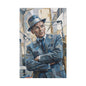 G.O.A.T Basketball Portrait Matte Canvas Wall Art, Stretched 1.25"