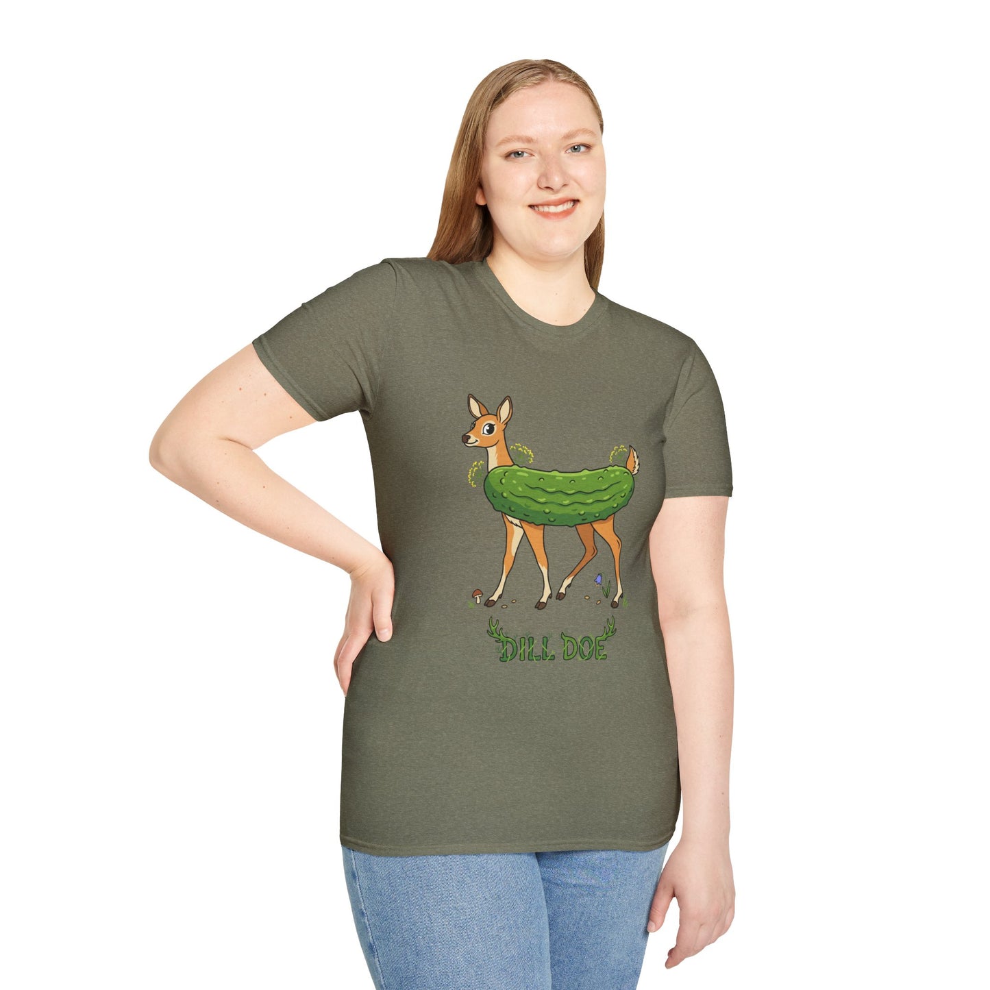 Dill Doe T-Shirt — Cute Pickle Deer Graphic Tee