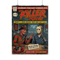 Horror Podcast Comic Poster — "The Killer Podcast" Rolled Art Print