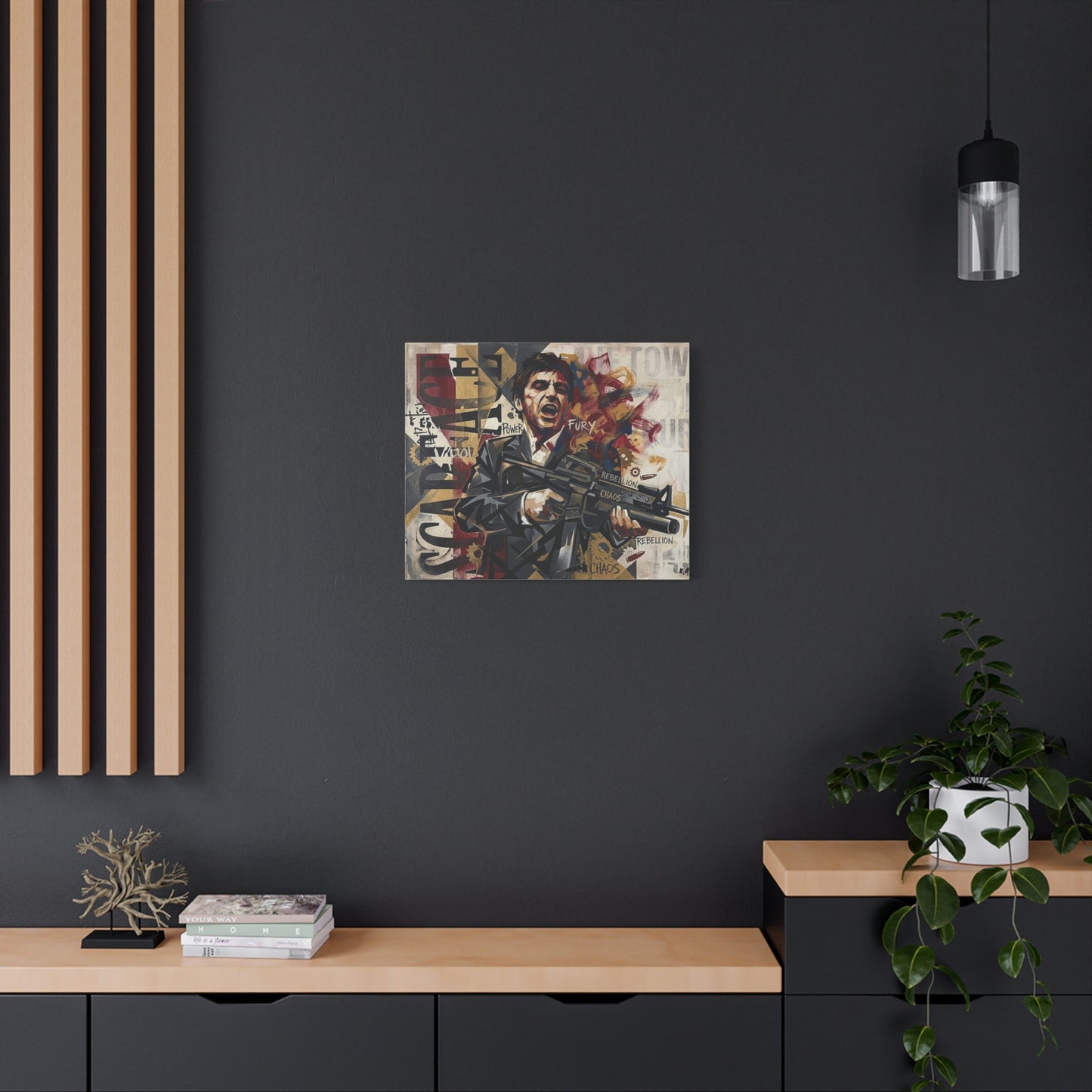 Tony's War Canvas Wall Art Print