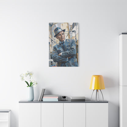 G.O.A.T Basketball Portrait Matte Canvas Wall Art, Stretched 1.25"