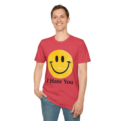 I Hate You Smiley T-Shirt