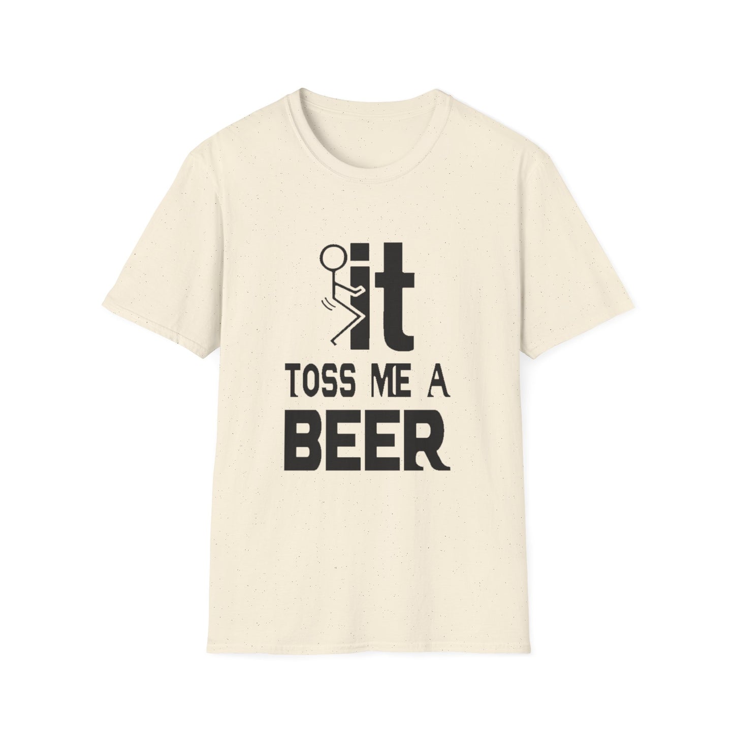 Funny 'Toss Me a Beer' T-Shirt – Beer Toss Party Tee