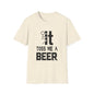 Funny 'Toss Me a Beer' T-Shirt – Beer Toss Party Tee