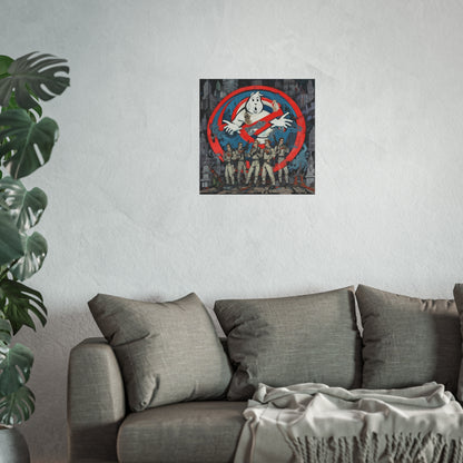 Ghostbusters Vintage Fine Art Poster Print