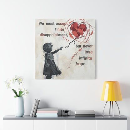 Hope Abstract Canvas Wall Art Print — Matte Stretched Canvas