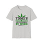 T-Shirt — "Today's Good Mood Is Sponsored by Weed" Cannabis Graphic Tee