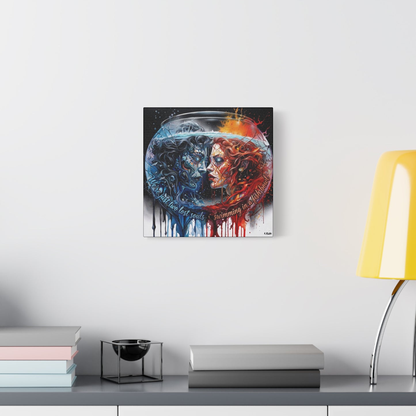 Two Lost Souls Canvas Art — Matte Stretched Canvas Print