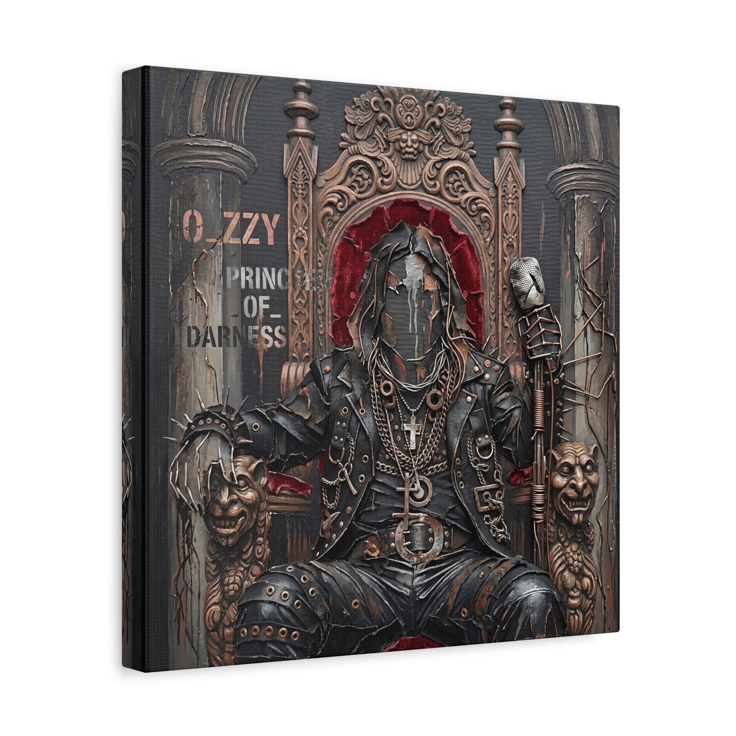 Prince Of Darkness Canvas Art — Matte Stretched Canvas Print