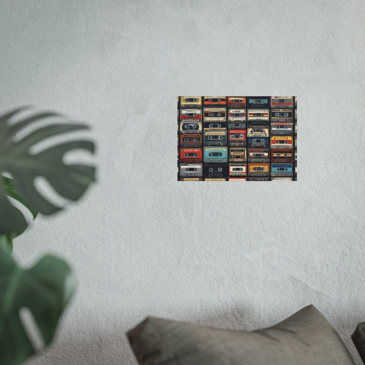 Cassette Tape Collage Fine Art Poster