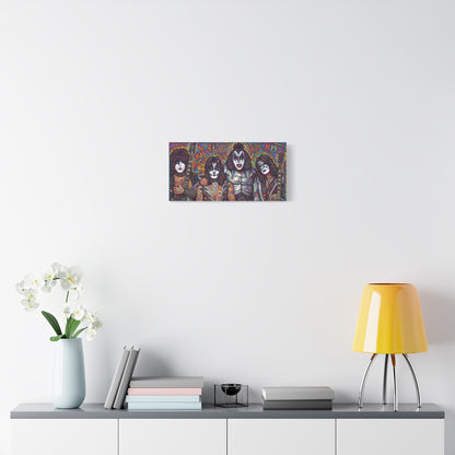 Hottest Band in the Land Abstract Canvas Wall Art — Matte Stretched 1.25"