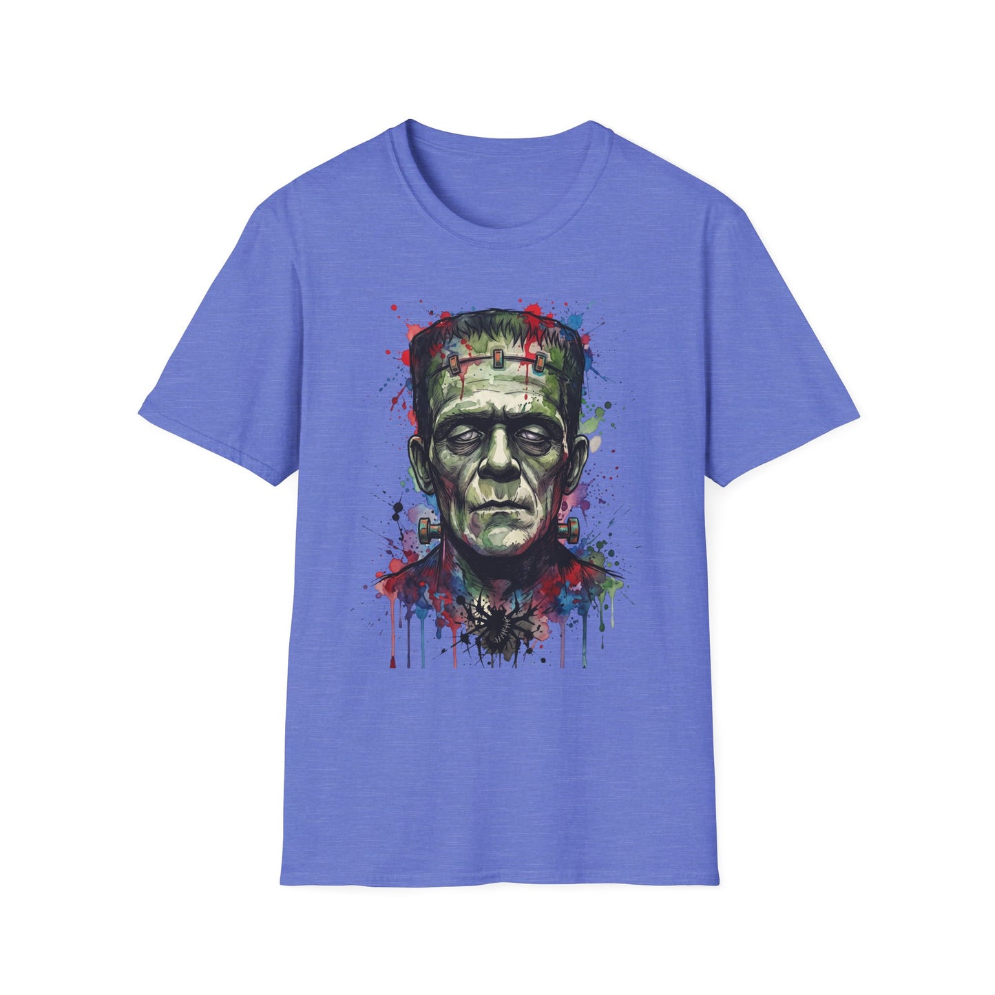 Frankenstein Watercolor Portrait T-Shirt