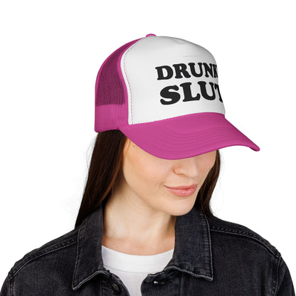 Trucker Cap — "Drunk Slut" Party Mesh Hat