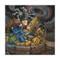 Greed Canvas Wall Art Print
