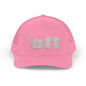 'F Off' Stick Figure Trucker Cap – Retro Distressed Snapback Hat