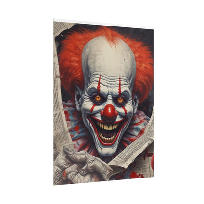 Pennywise Inspired Clown Rolled Posters