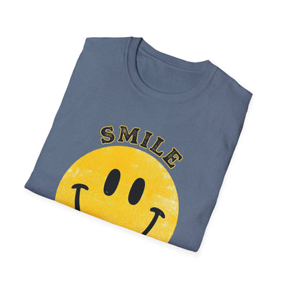 Wine Smile T-Shirt — "Smile I Found Wine" Retro Smiley Tee
