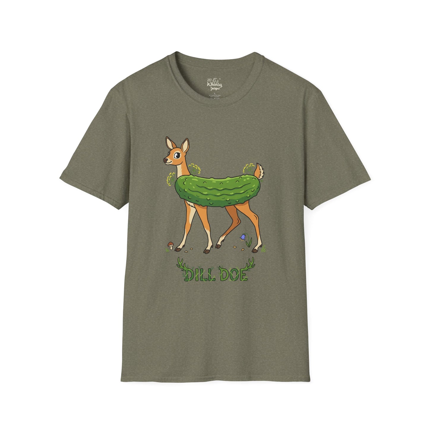 Dill Doe T-Shirt — Cute Pickle Deer Graphic Tee