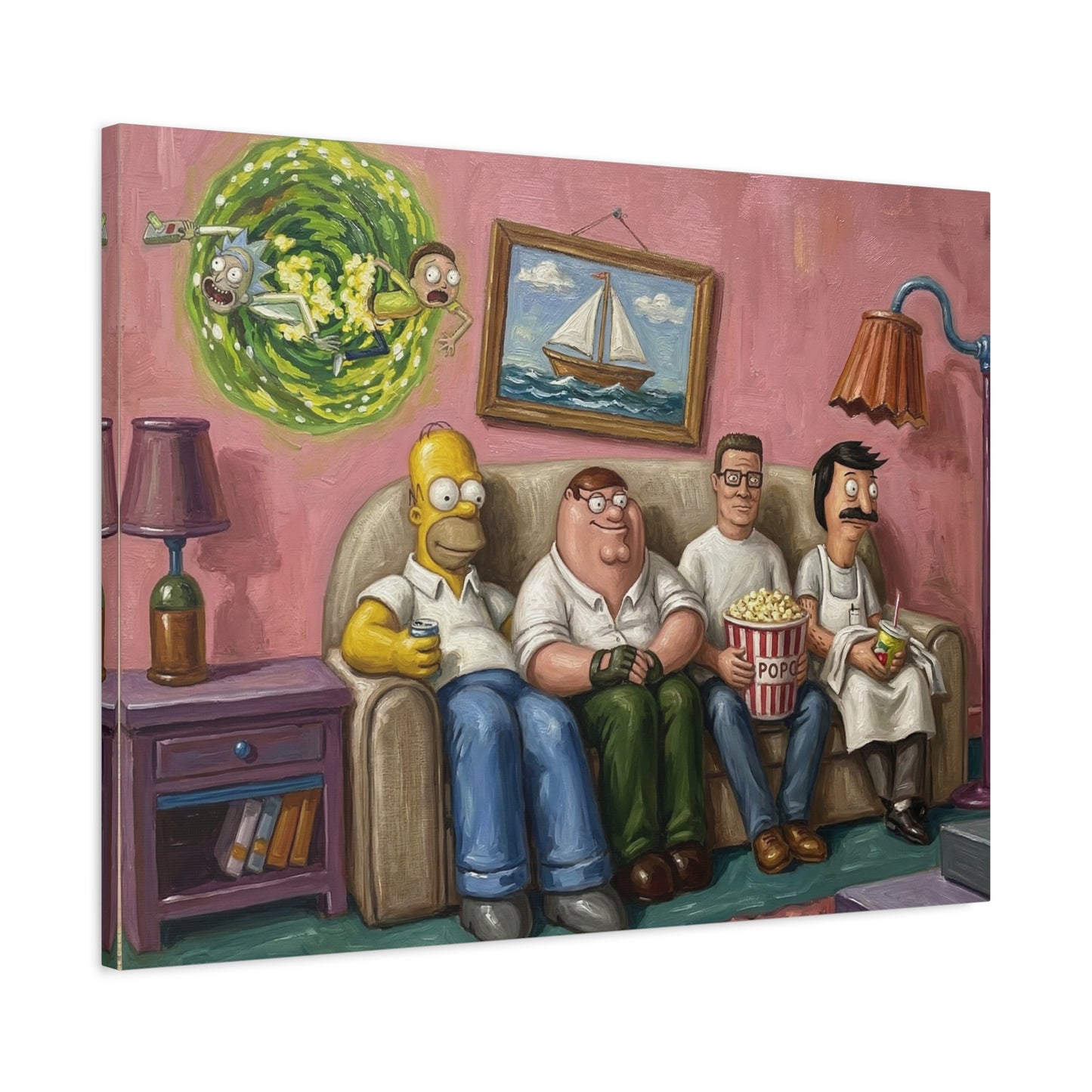 House Guest 2 Canvas Wall Art Print