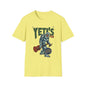 Yeti's Pub Graphic T-Shirt — Vintage Rock Band Snowman Design
