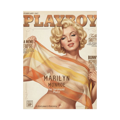 Monroe Portrait Matte Canvas Wall Art, Stretched 1.25"