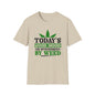 T-Shirt — "Today's Good Mood Is Sponsored by Weed" Cannabis Graphic Tee