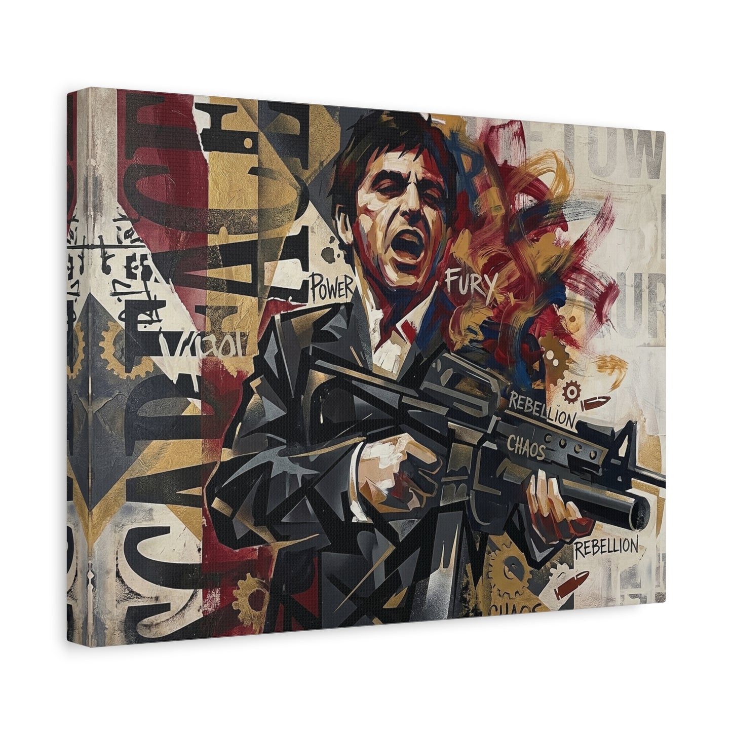 Tony's War Canvas Wall Art Print