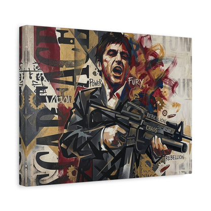 Tony's War Canvas Wall Art Print