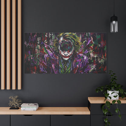 Joker Mental Health Abstract Portrait Canvas