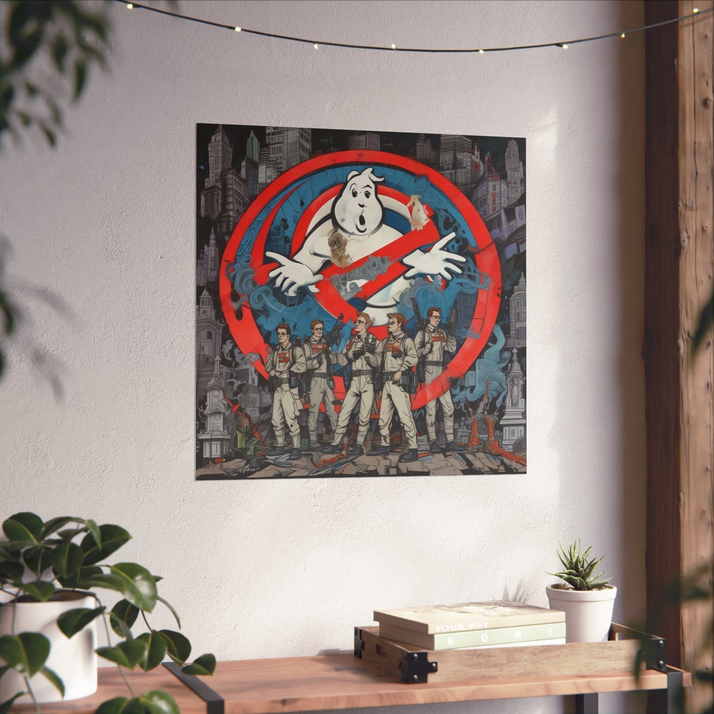 Ghostbusters Vintage Fine Art Poster Print